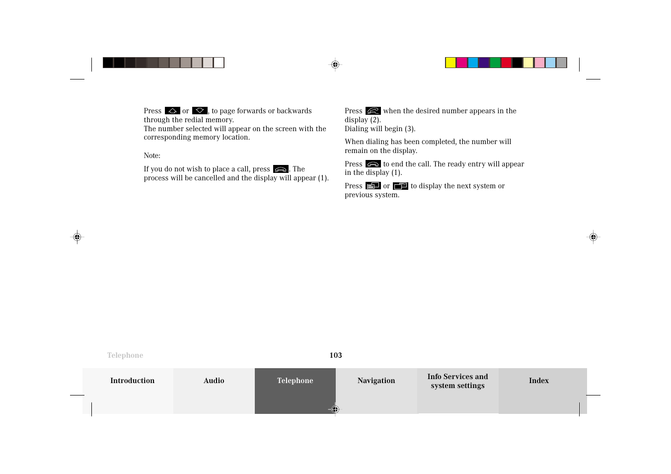 Mercedes-Benz C-Class 2002 COMAND Manual User Manual | Page 105 / 235