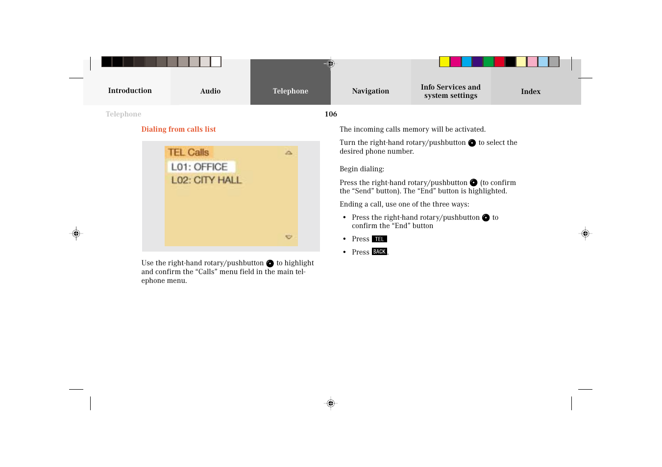 Mercedes-Benz C-Class 2002 COMAND Manual User Manual | Page 108 / 235
