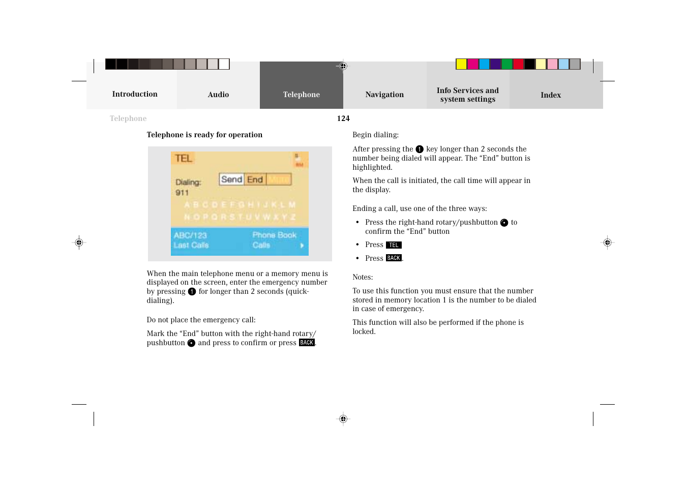 Mercedes-Benz C-Class 2002 COMAND Manual User Manual | Page 126 / 235