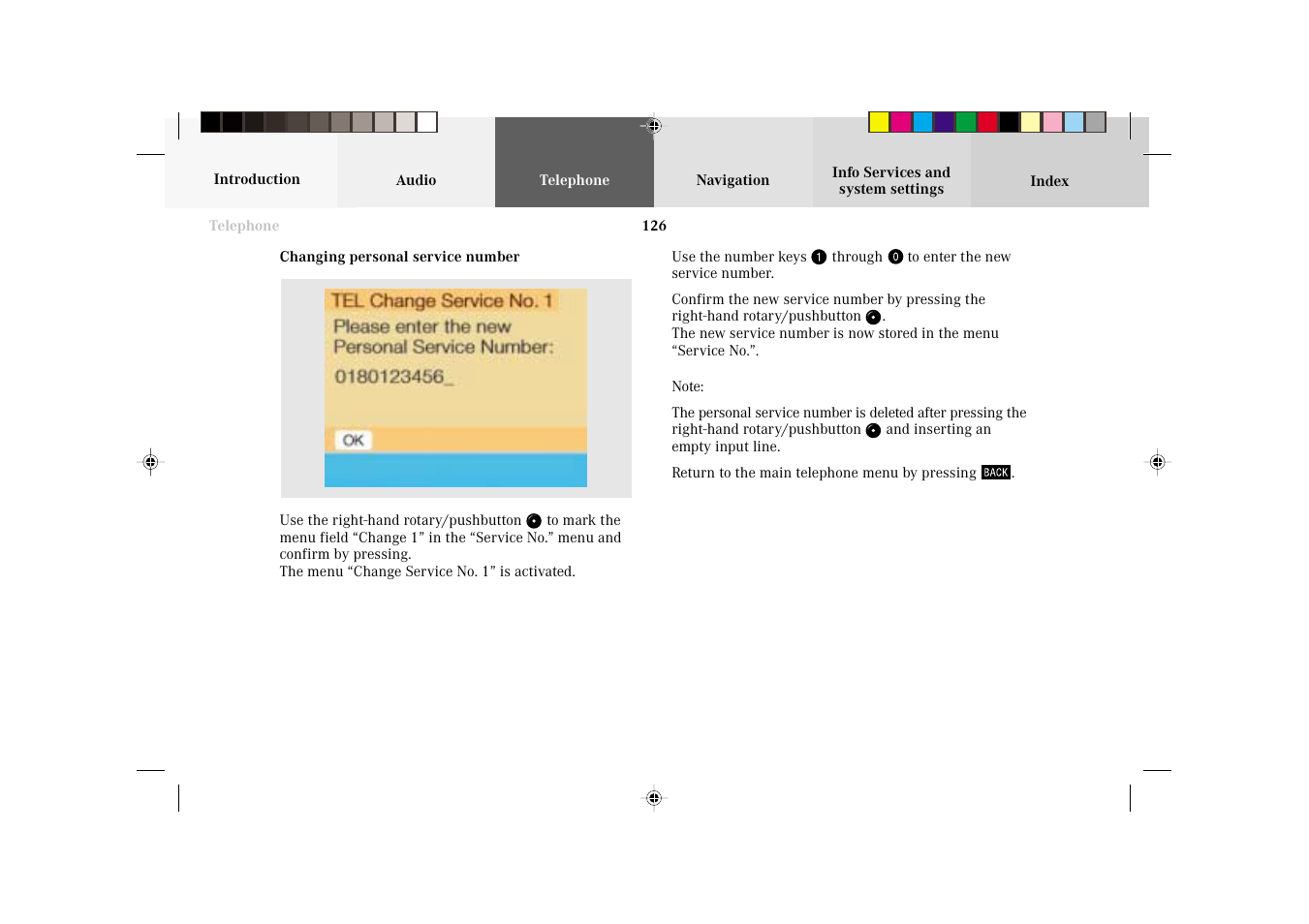Mercedes-Benz C-Class 2002 COMAND Manual User Manual | Page 128 / 235