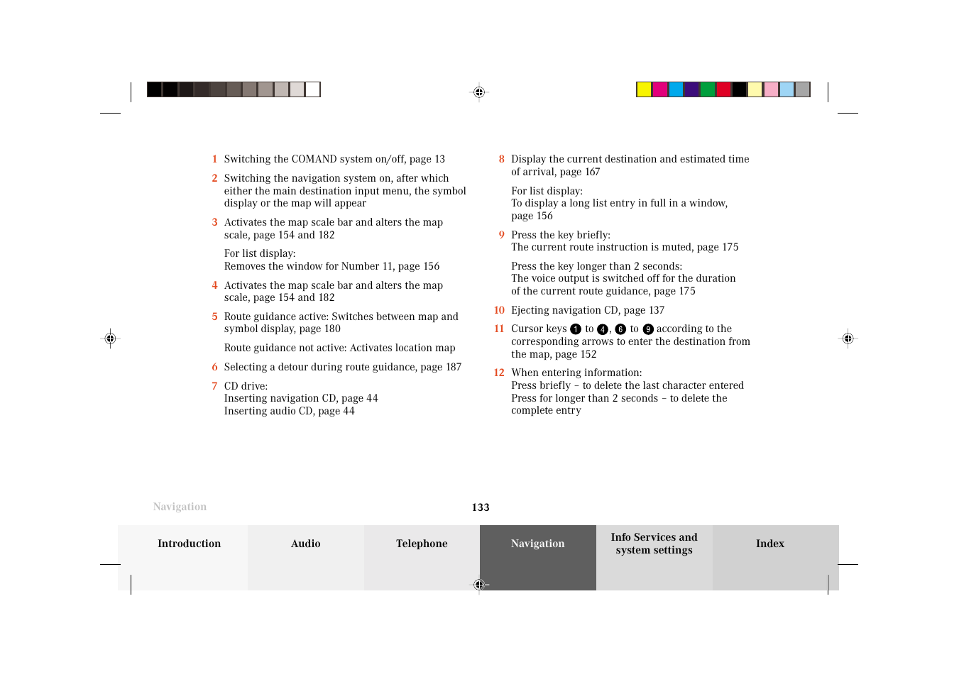 Mercedes-Benz C-Class 2002 COMAND Manual User Manual | Page 135 / 235