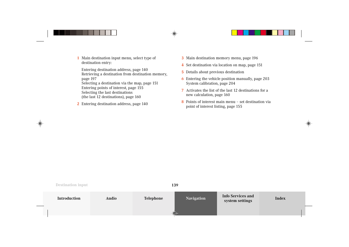 Mercedes-Benz C-Class 2002 COMAND Manual User Manual | Page 141 / 235