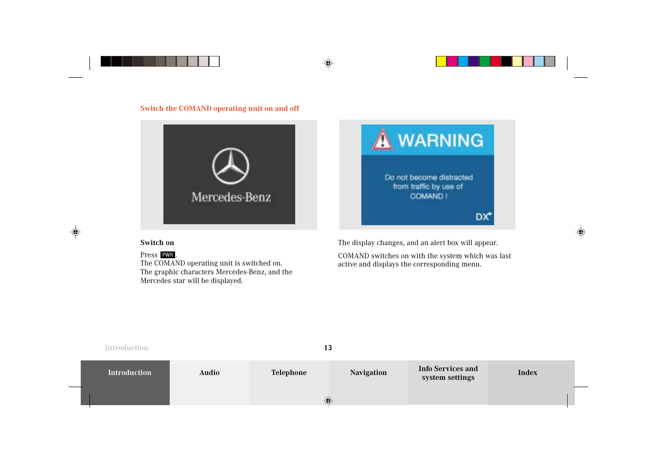 Mercedes-Benz C-Class 2002 COMAND Manual User Manual | Page 15 / 235