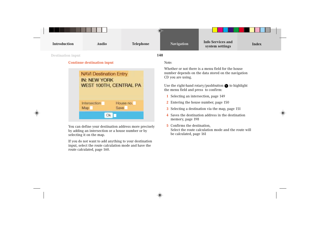 Mercedes-Benz C-Class 2002 COMAND Manual User Manual | Page 150 / 235
