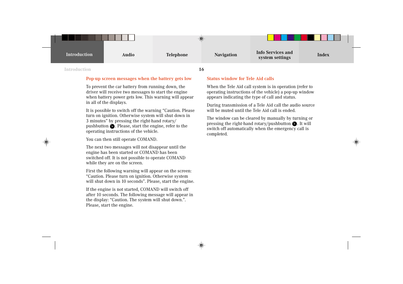 Mercedes-Benz C-Class 2002 COMAND Manual User Manual | Page 18 / 235