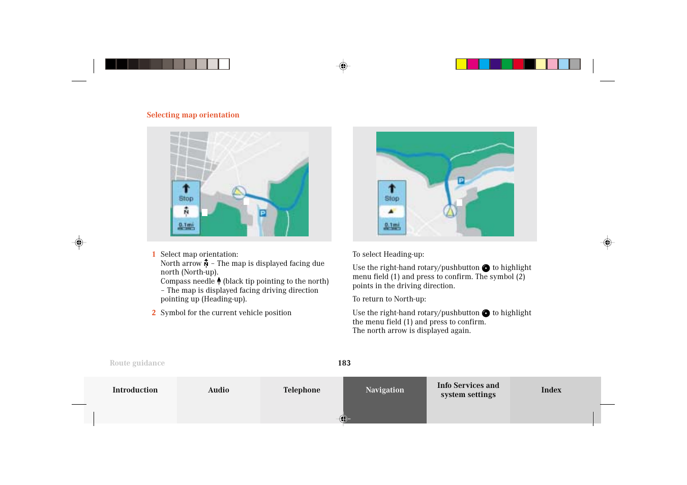 Mercedes-Benz C-Class 2002 COMAND Manual User Manual | Page 185 / 235