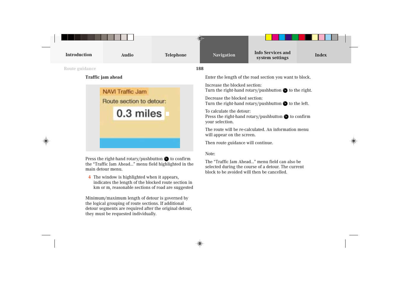 Mercedes-Benz C-Class 2002 COMAND Manual User Manual | Page 190 / 235