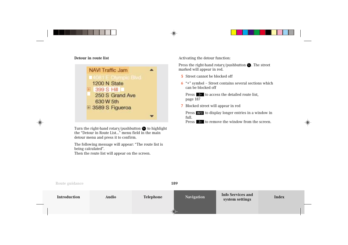Mercedes-Benz C-Class 2002 COMAND Manual User Manual | Page 191 / 235