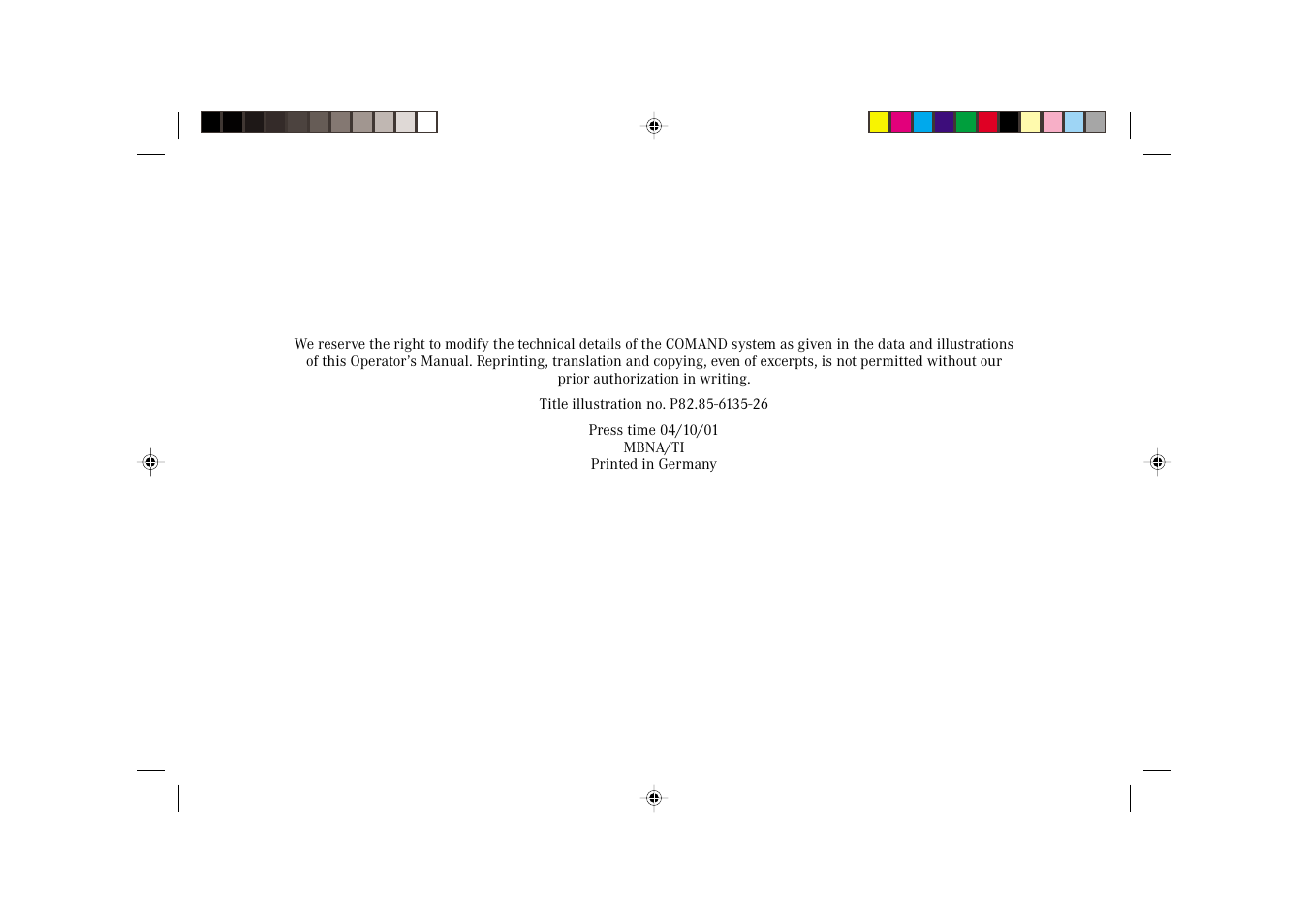 Mercedes-Benz C-Class 2002 COMAND Manual User Manual | Page 235 / 235