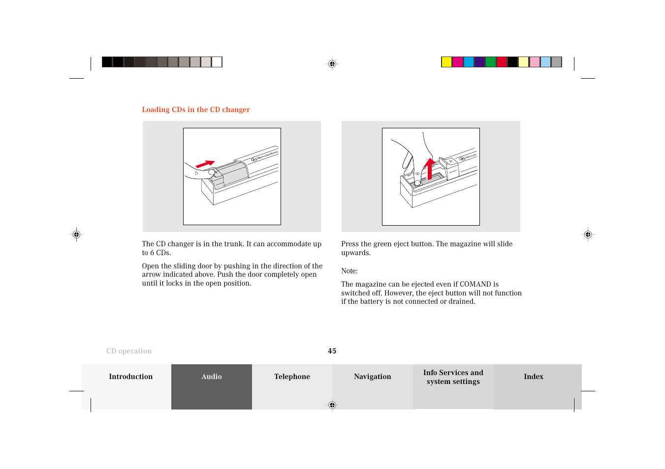 Mercedes-Benz C-Class 2002 COMAND Manual User Manual | Page 47 / 235