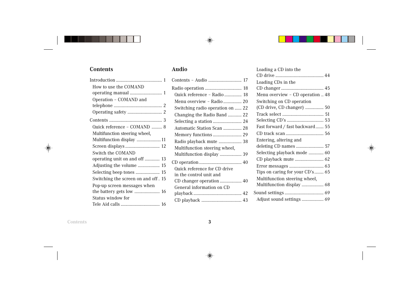 Mercedes-Benz C-Class 2002 COMAND Manual User Manual | Page 5 / 235