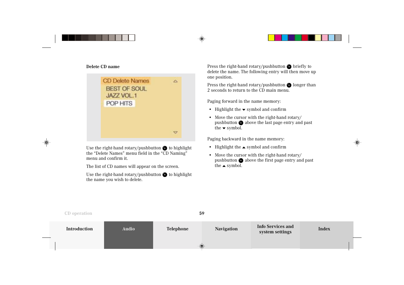 Mercedes-Benz C-Class 2002 COMAND Manual User Manual | Page 61 / 235