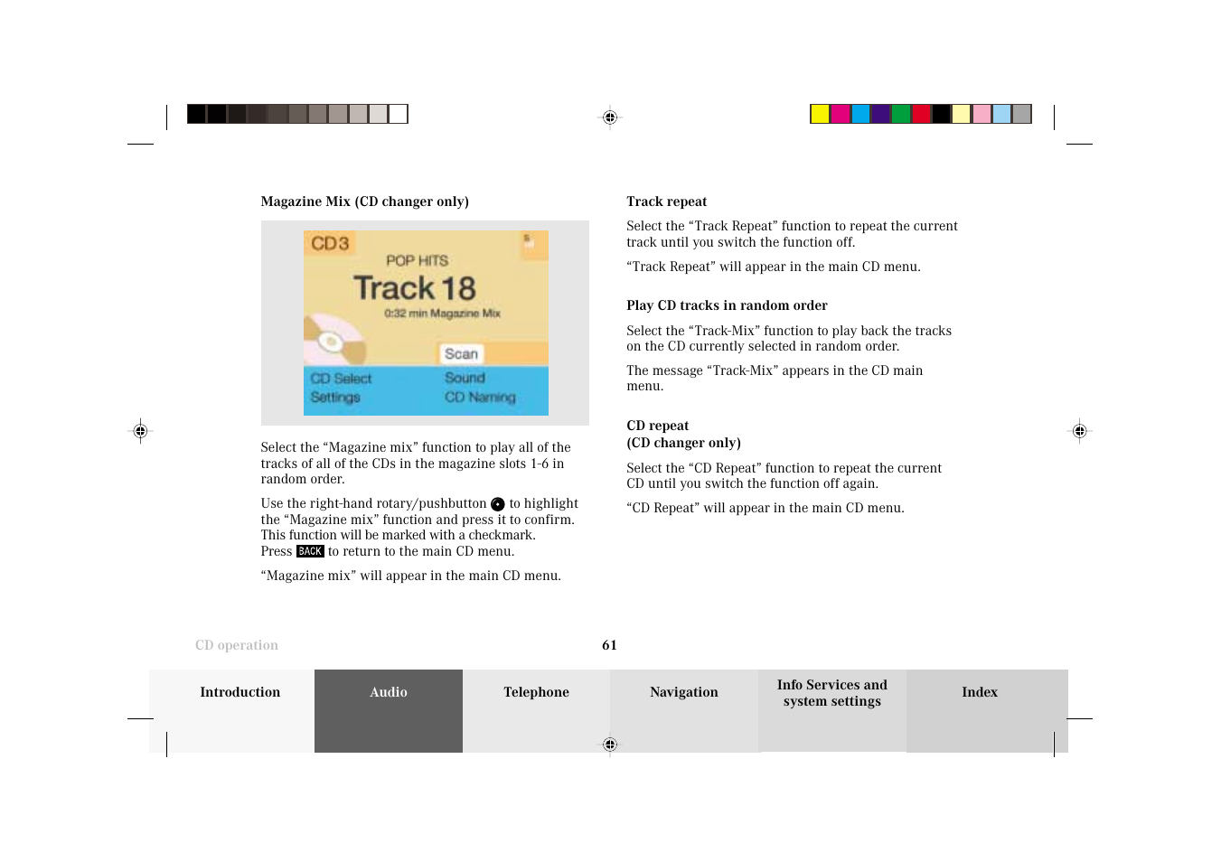 Mercedes-Benz C-Class 2002 COMAND Manual User Manual | Page 63 / 235