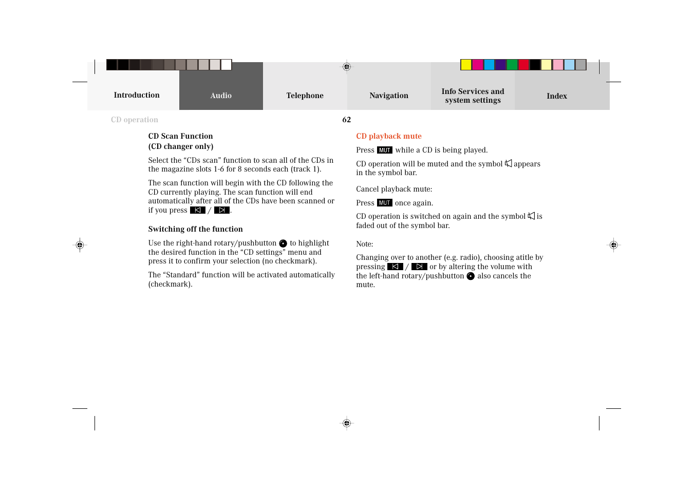 Mercedes-Benz C-Class 2002 COMAND Manual User Manual | Page 64 / 235
