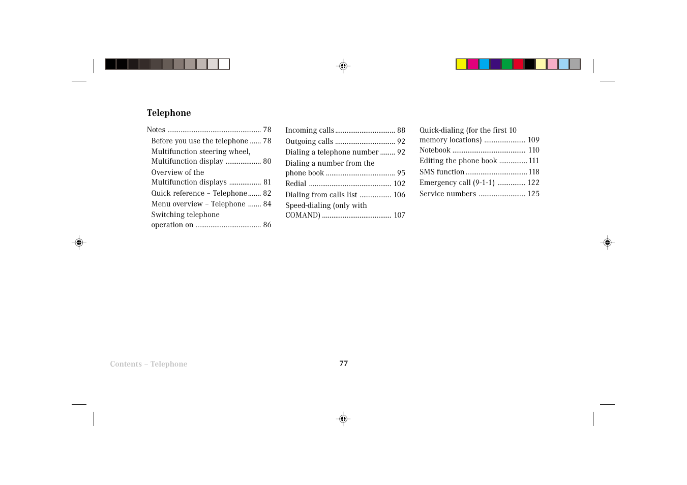 Mercedes-Benz C-Class 2002 COMAND Manual User Manual | Page 79 / 235