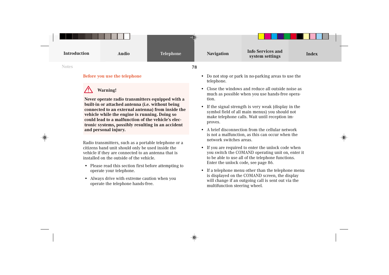 Mercedes-Benz C-Class 2002 COMAND Manual User Manual | Page 80 / 235