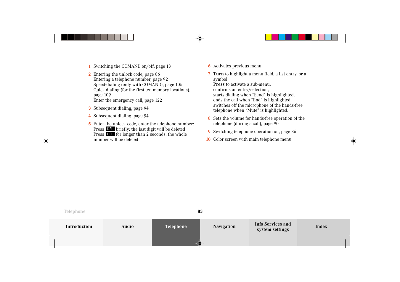 Mercedes-Benz C-Class 2002 COMAND Manual User Manual | Page 85 / 235