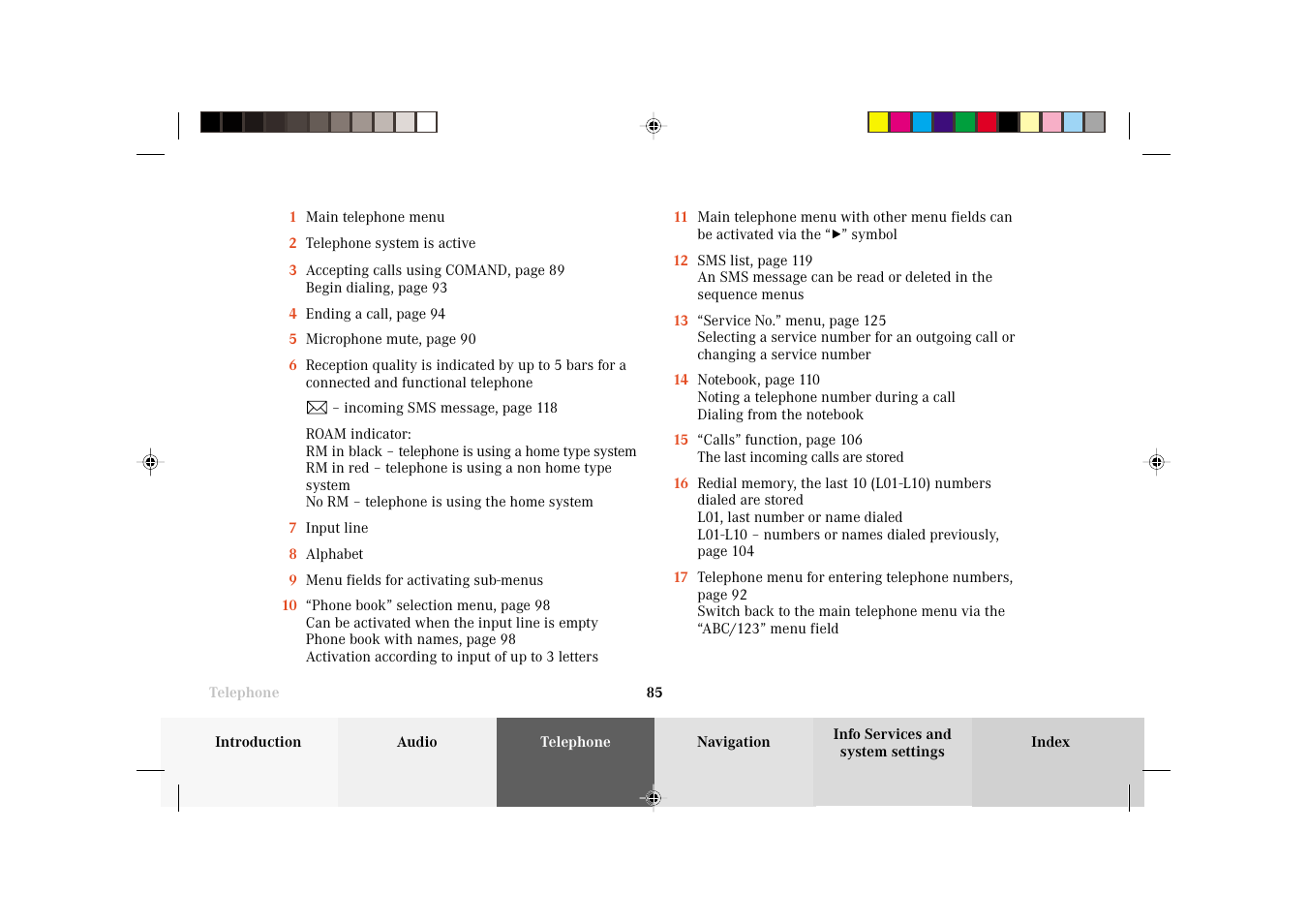 Mercedes-Benz C-Class 2002 COMAND Manual User Manual | Page 87 / 235
