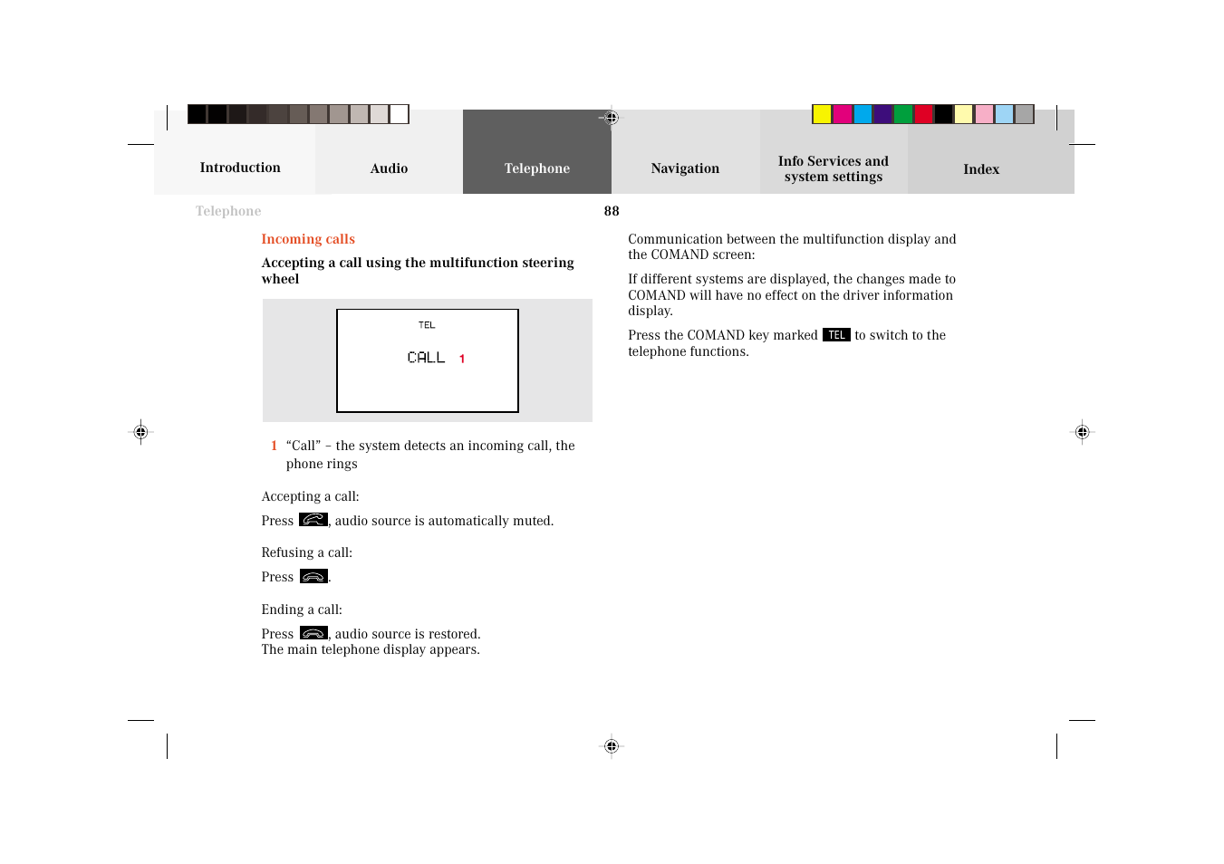 Mercedes-Benz C-Class 2002 COMAND Manual User Manual | Page 90 / 235