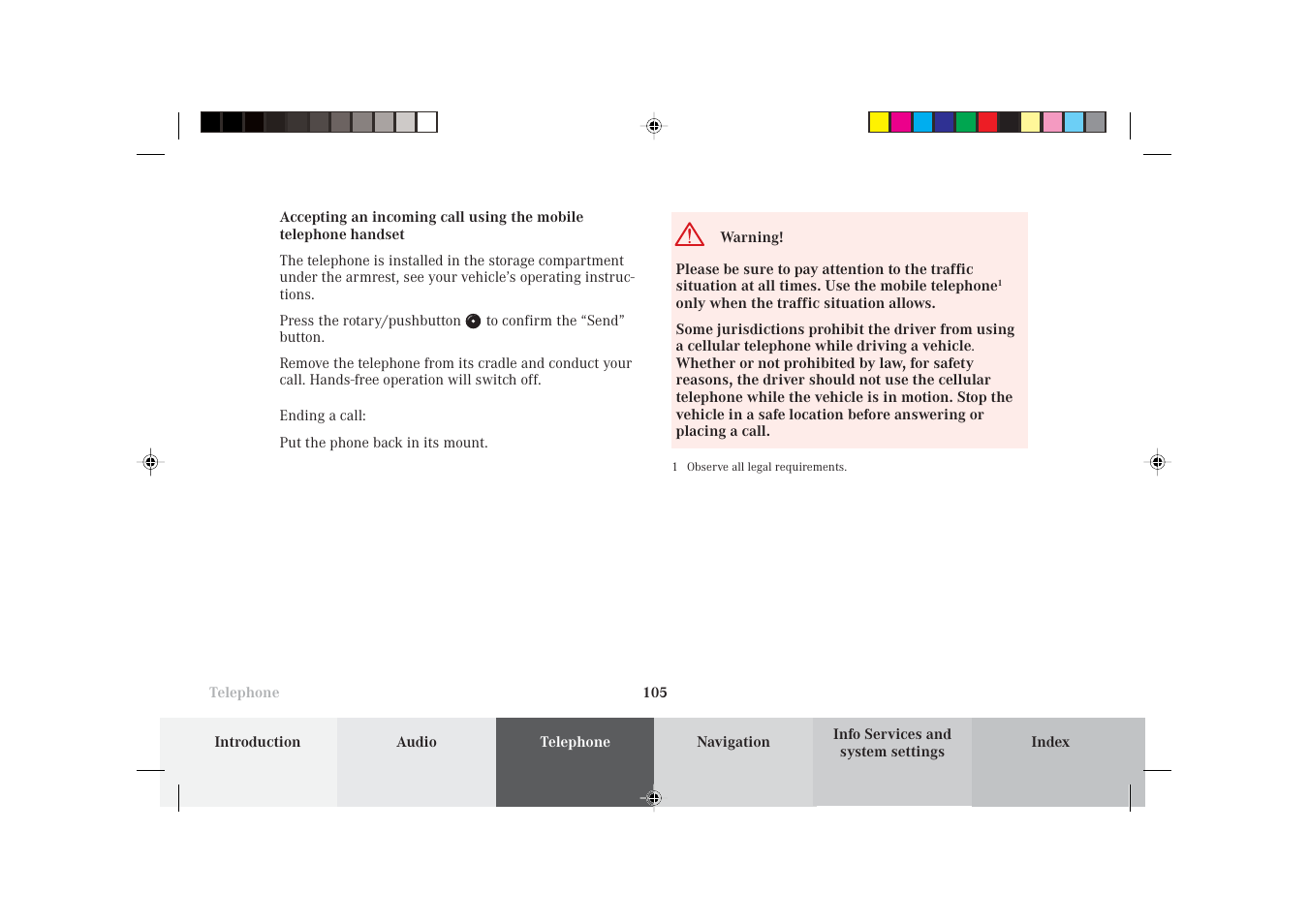 Mercedes-Benz S-Class 2002 COMAND Manual User Manual | Page 107 / 251