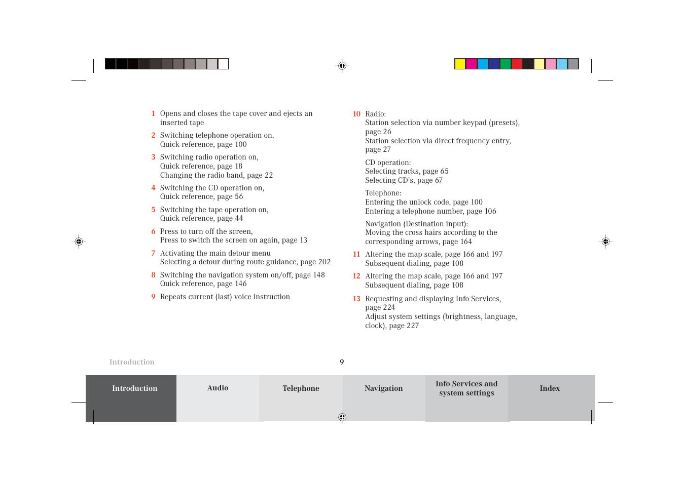 Mercedes-Benz S-Class 2002 COMAND Manual User Manual | Page 11 / 251