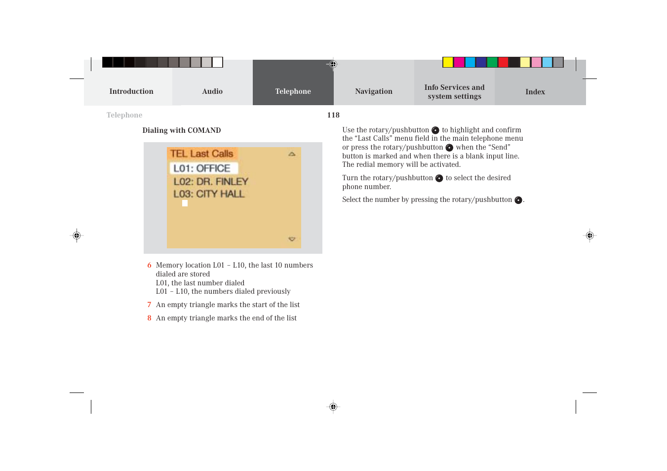 Mercedes-Benz S-Class 2002 COMAND Manual User Manual | Page 120 / 251