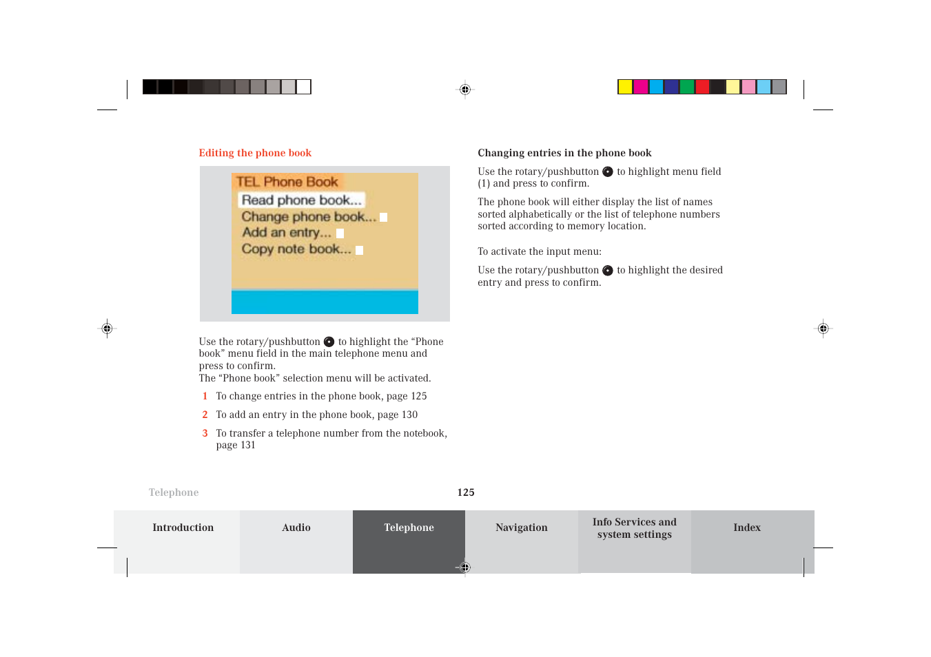 Mercedes-Benz S-Class 2002 COMAND Manual User Manual | Page 127 / 251