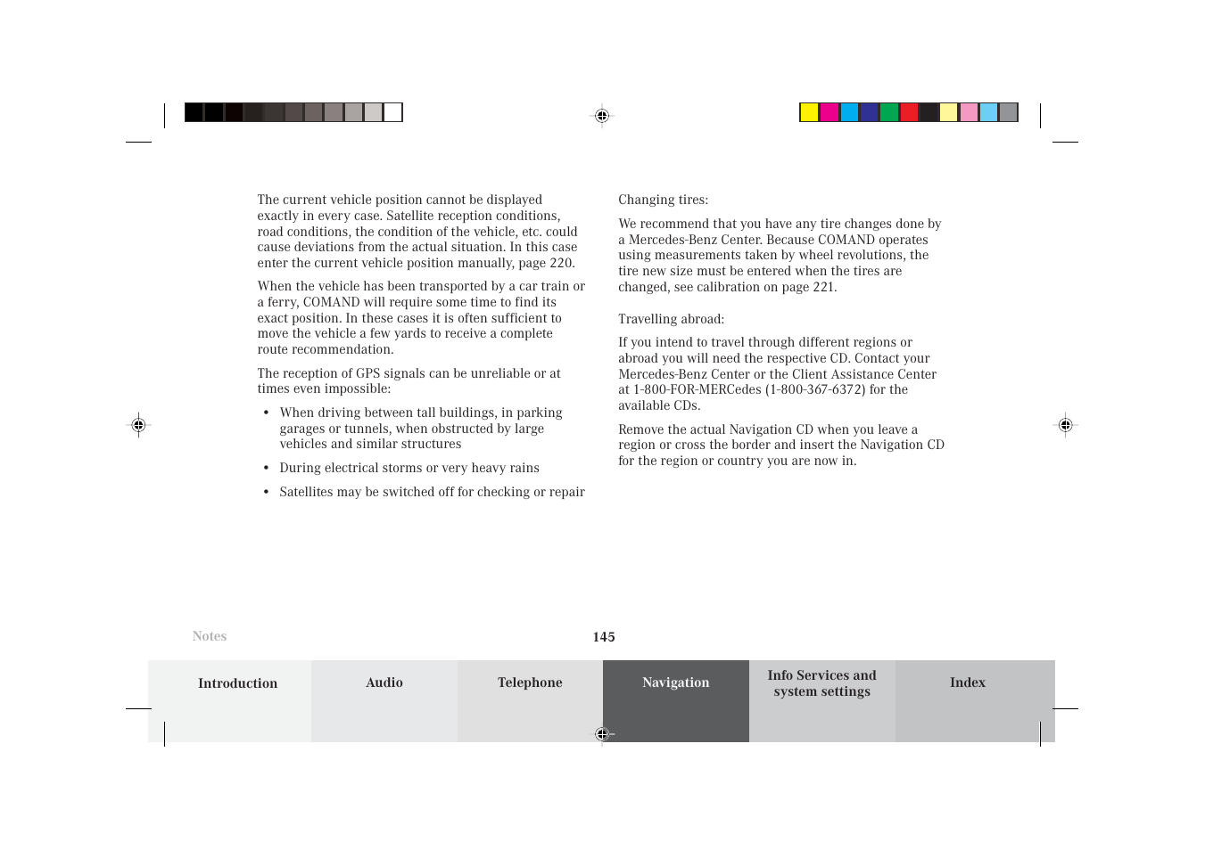 Mercedes-Benz S-Class 2002 COMAND Manual User Manual | Page 147 / 251