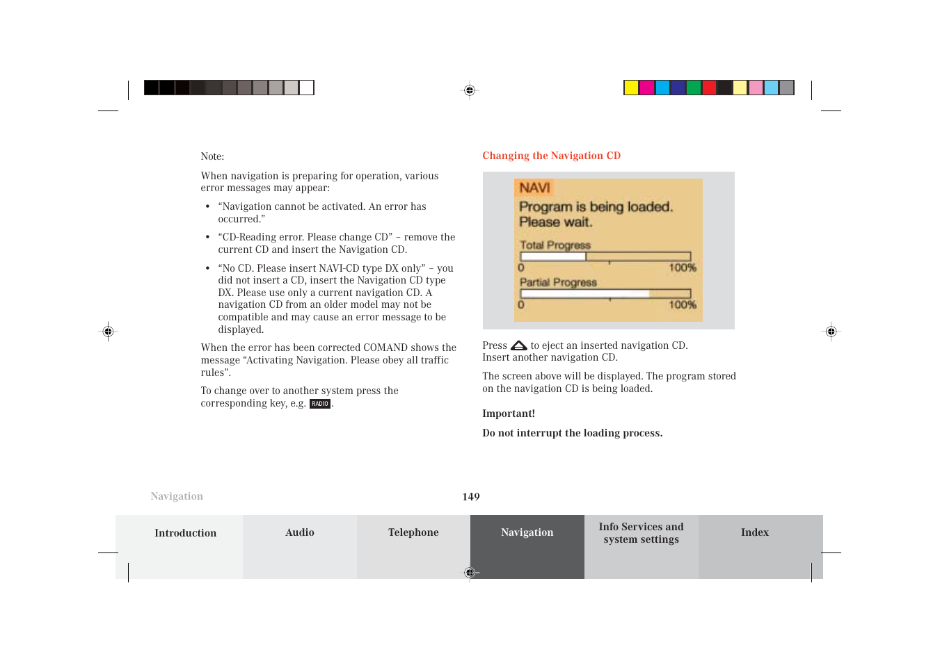 Mercedes-Benz S-Class 2002 COMAND Manual User Manual | Page 151 / 251