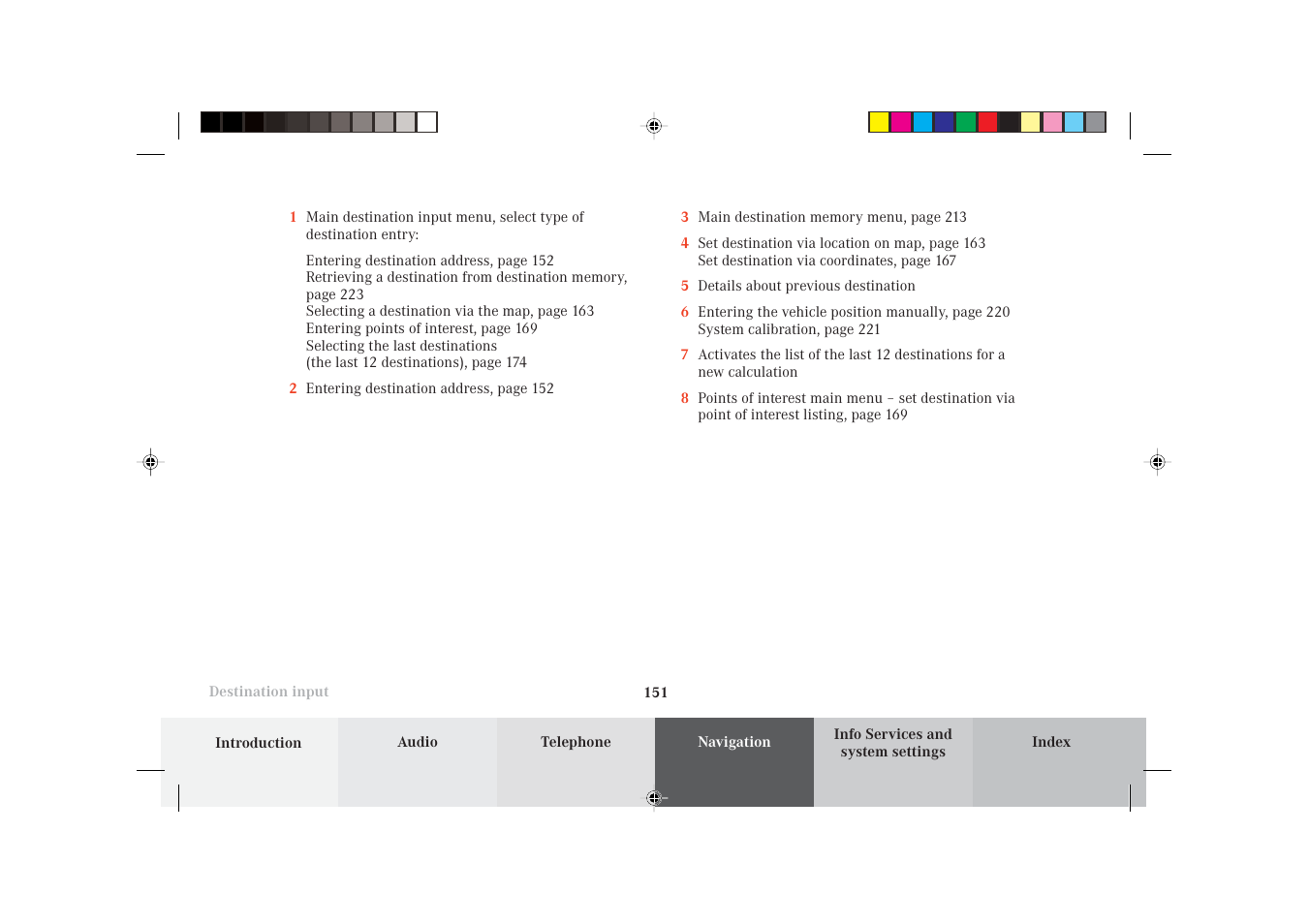 Mercedes-Benz S-Class 2002 COMAND Manual User Manual | Page 153 / 251