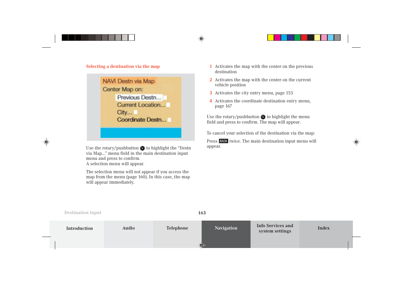 Mercedes-Benz S-Class 2002 COMAND Manual User Manual | Page 165 / 251