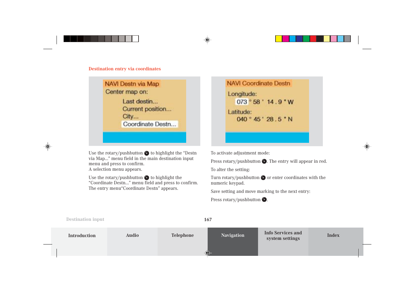 Mercedes-Benz S-Class 2002 COMAND Manual User Manual | Page 169 / 251