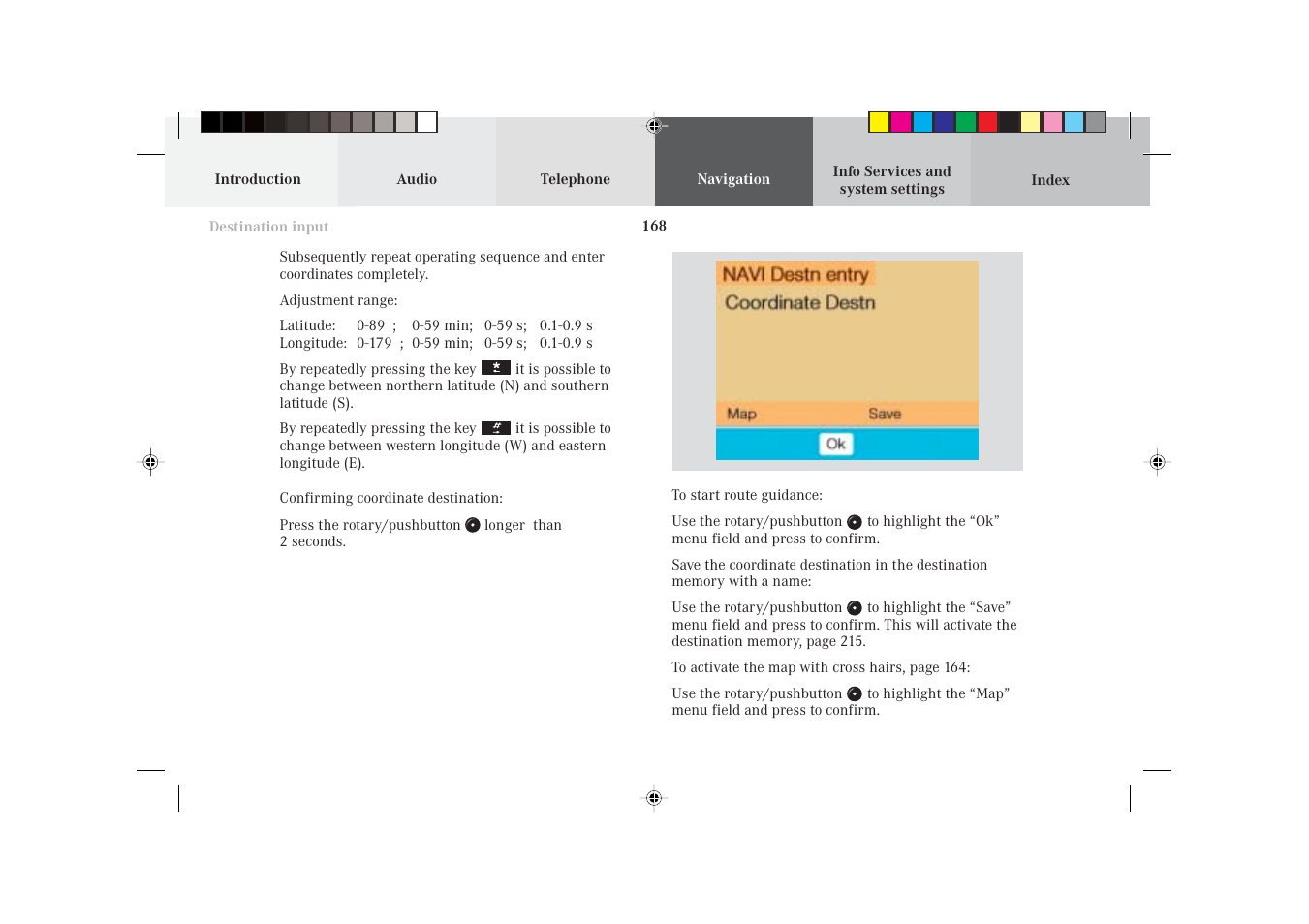 Mercedes-Benz S-Class 2002 COMAND Manual User Manual | Page 170 / 251
