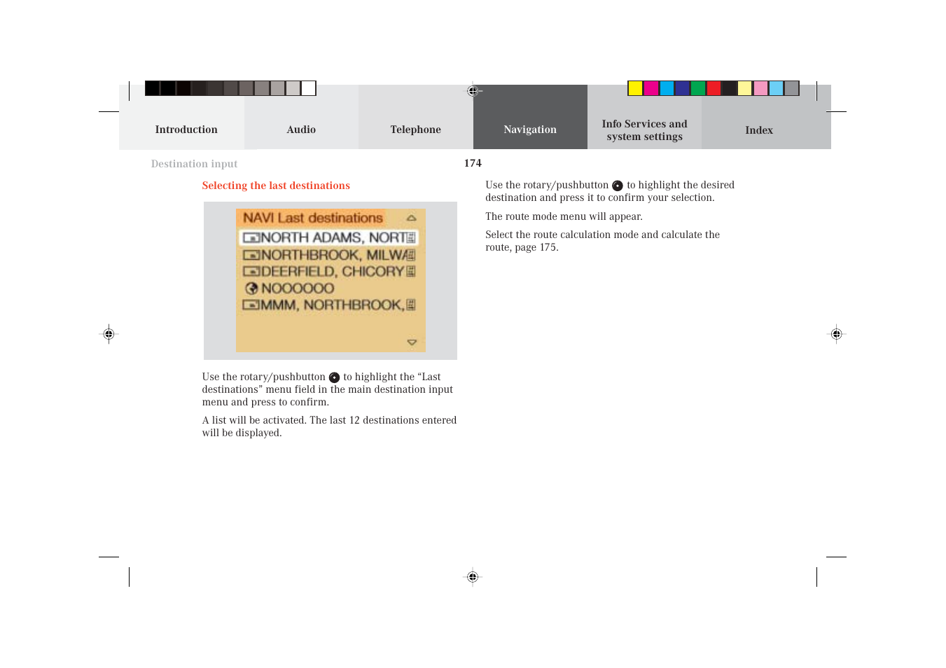 Mercedes-Benz S-Class 2002 COMAND Manual User Manual | Page 176 / 251