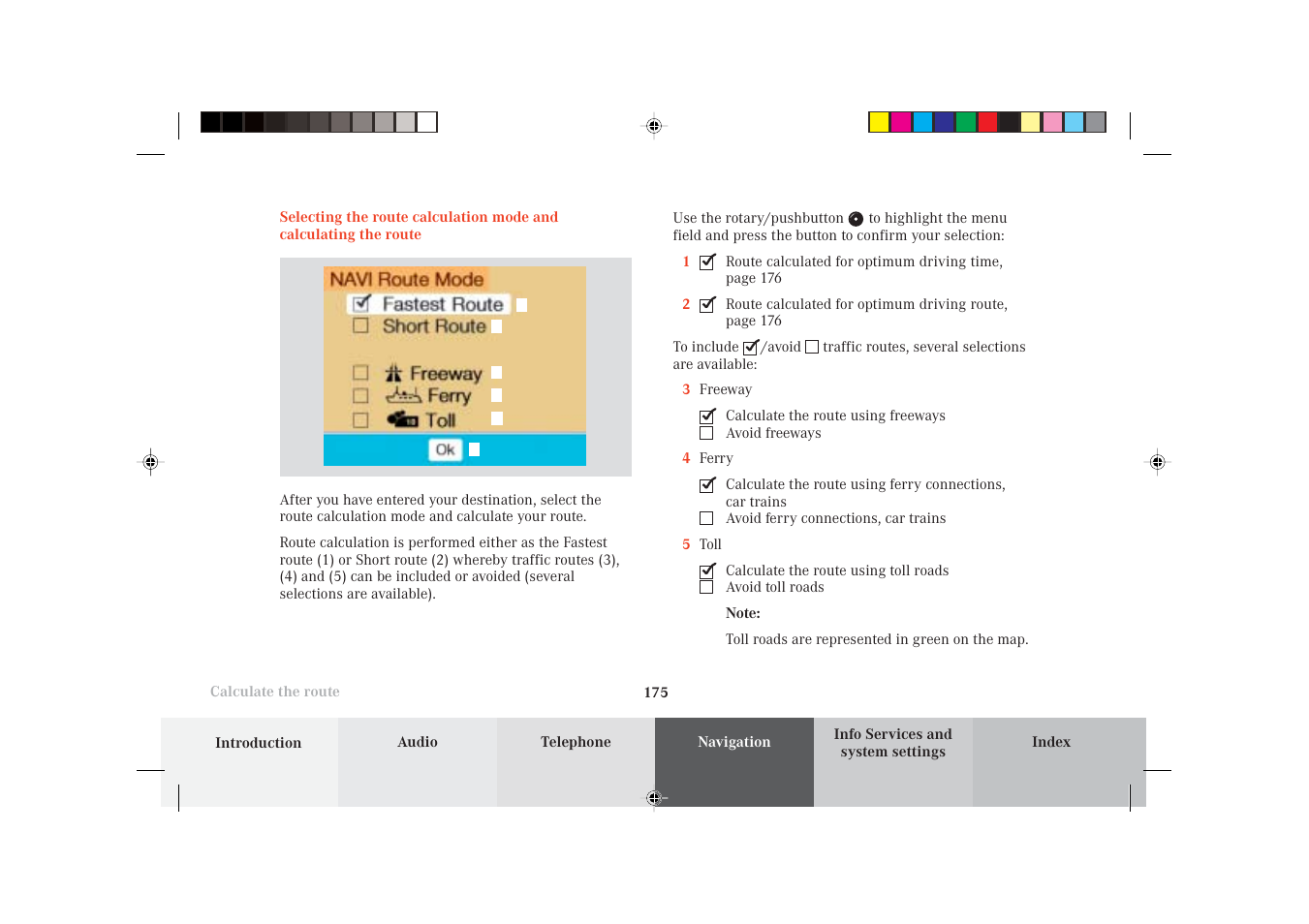 Mercedes-Benz S-Class 2002 COMAND Manual User Manual | Page 177 / 251