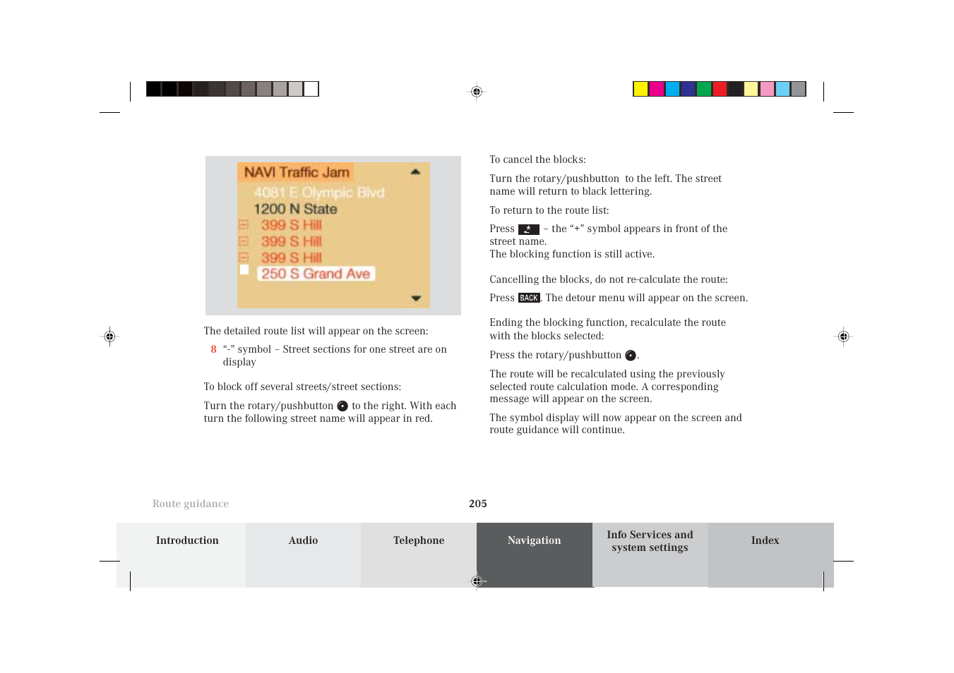 Mercedes-Benz S-Class 2002 COMAND Manual User Manual | Page 207 / 251