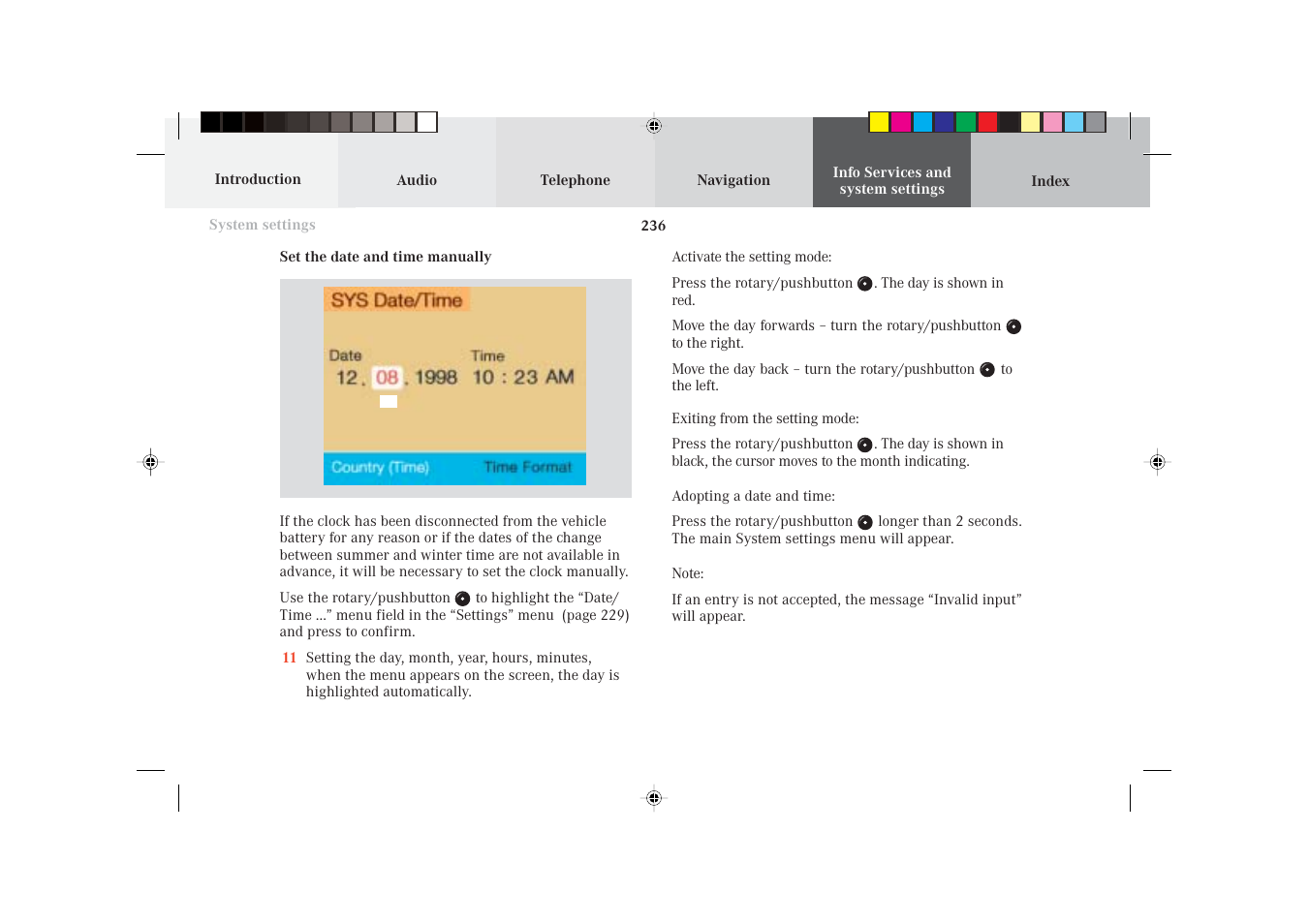 Mercedes-Benz S-Class 2002 COMAND Manual User Manual | Page 238 / 251