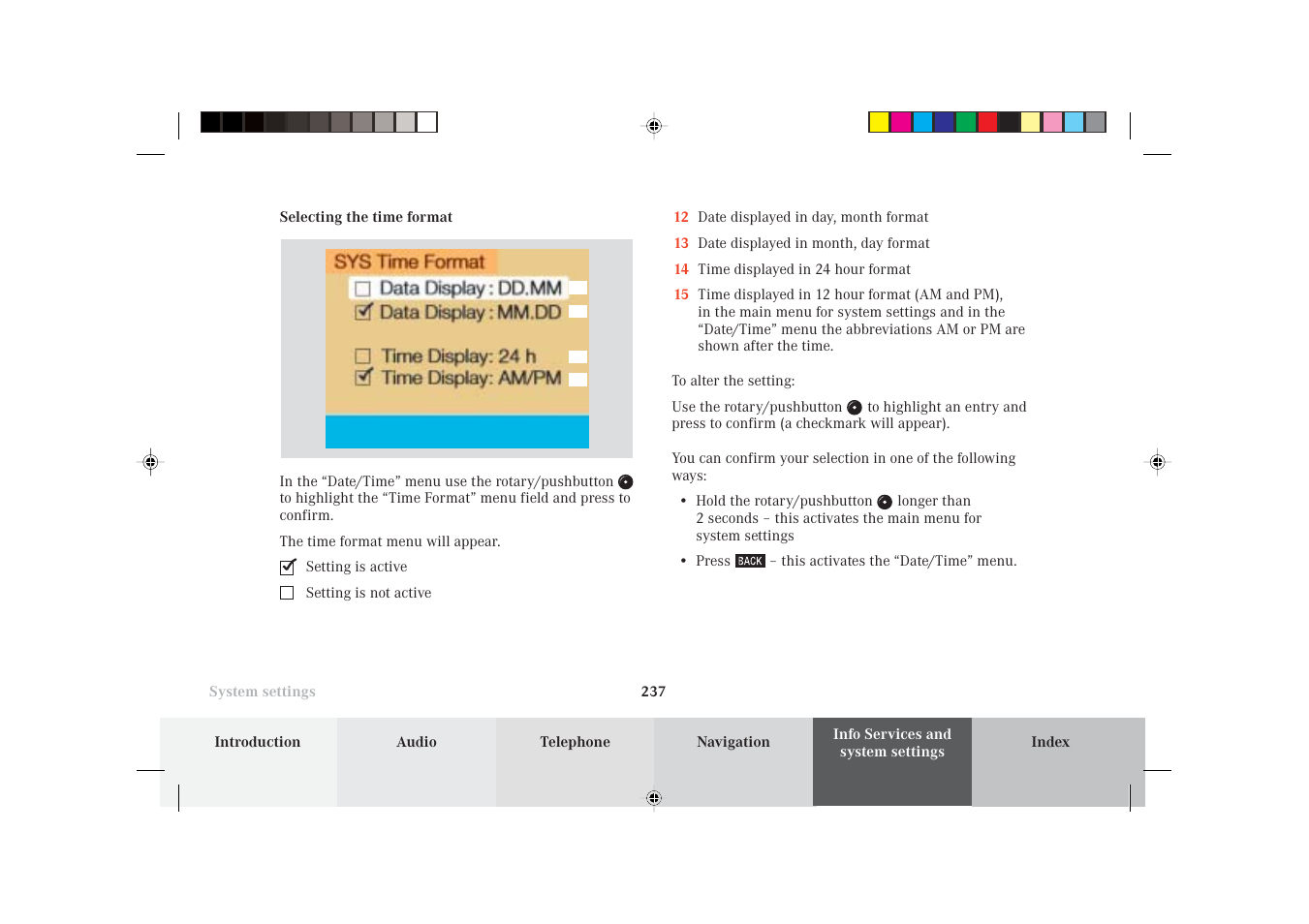 Mercedes-Benz S-Class 2002 COMAND Manual User Manual | Page 239 / 251
