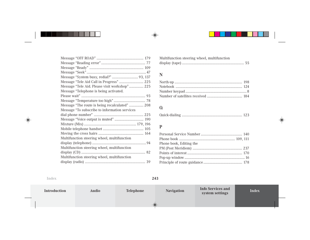 Mercedes-Benz S-Class 2002 COMAND Manual User Manual | Page 245 / 251