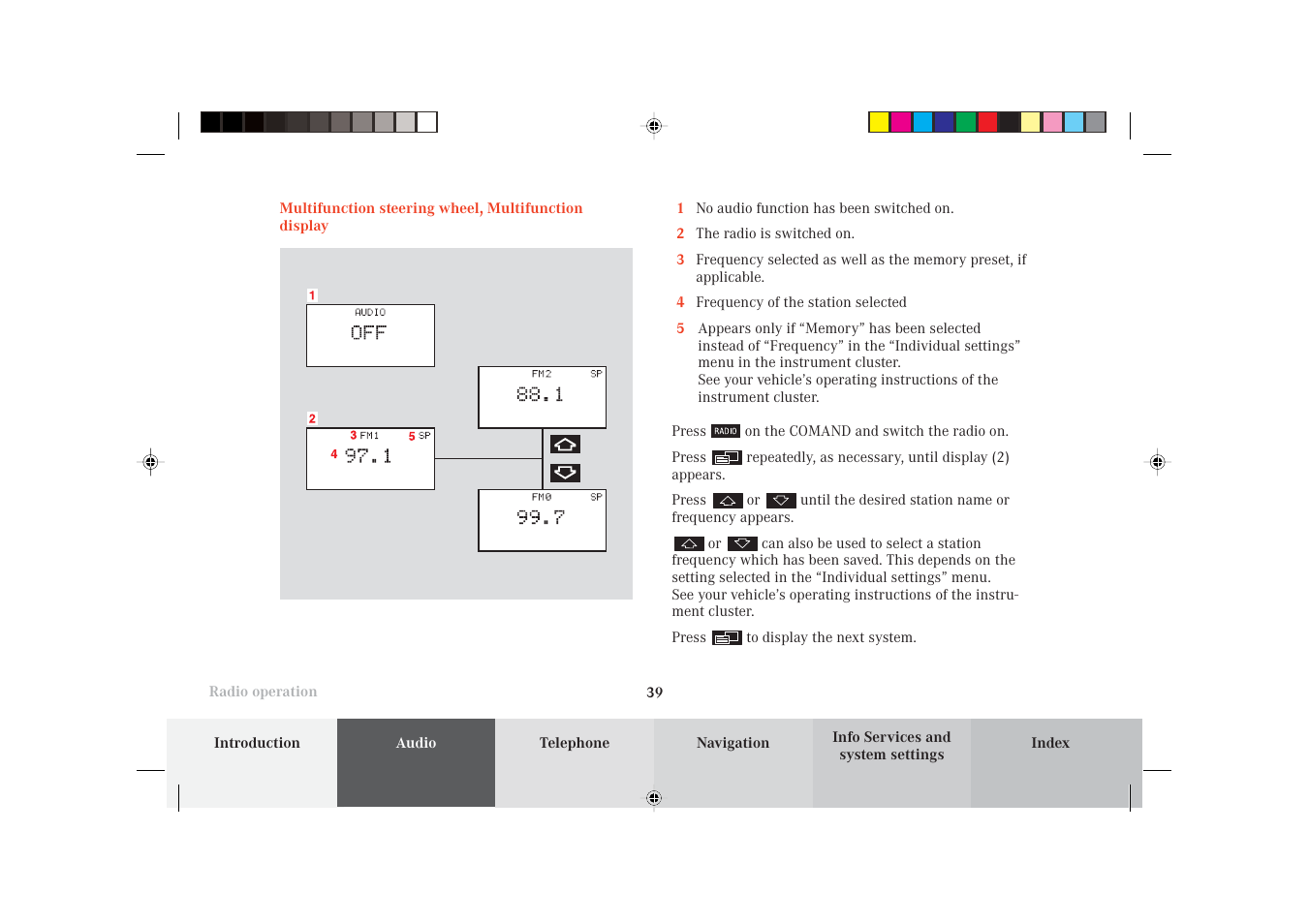 Mercedes-Benz S-Class 2002 COMAND Manual User Manual | Page 41 / 251