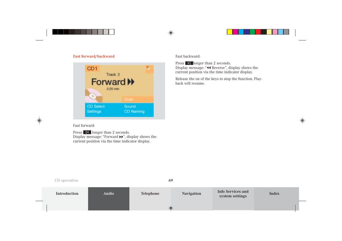 Mercedes-Benz S-Class 2002 COMAND Manual User Manual | Page 71 / 251