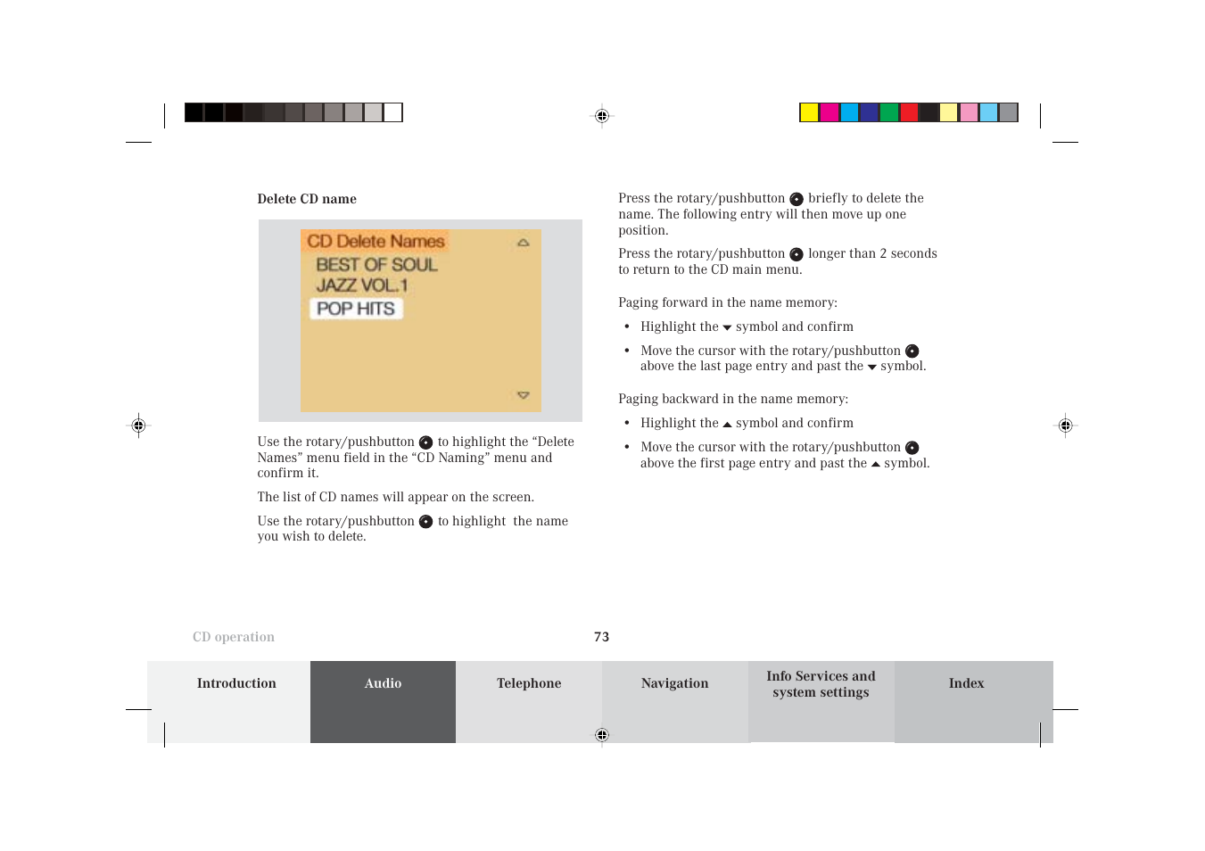 Mercedes-Benz S-Class 2002 COMAND Manual User Manual | Page 75 / 251