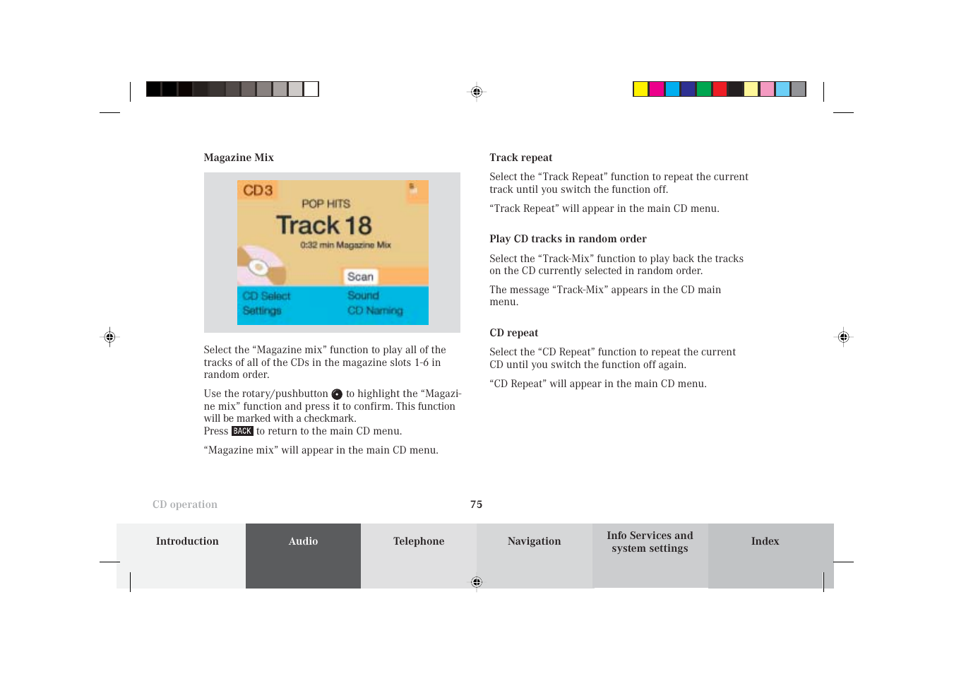 Mercedes-Benz S-Class 2002 COMAND Manual User Manual | Page 77 / 251
