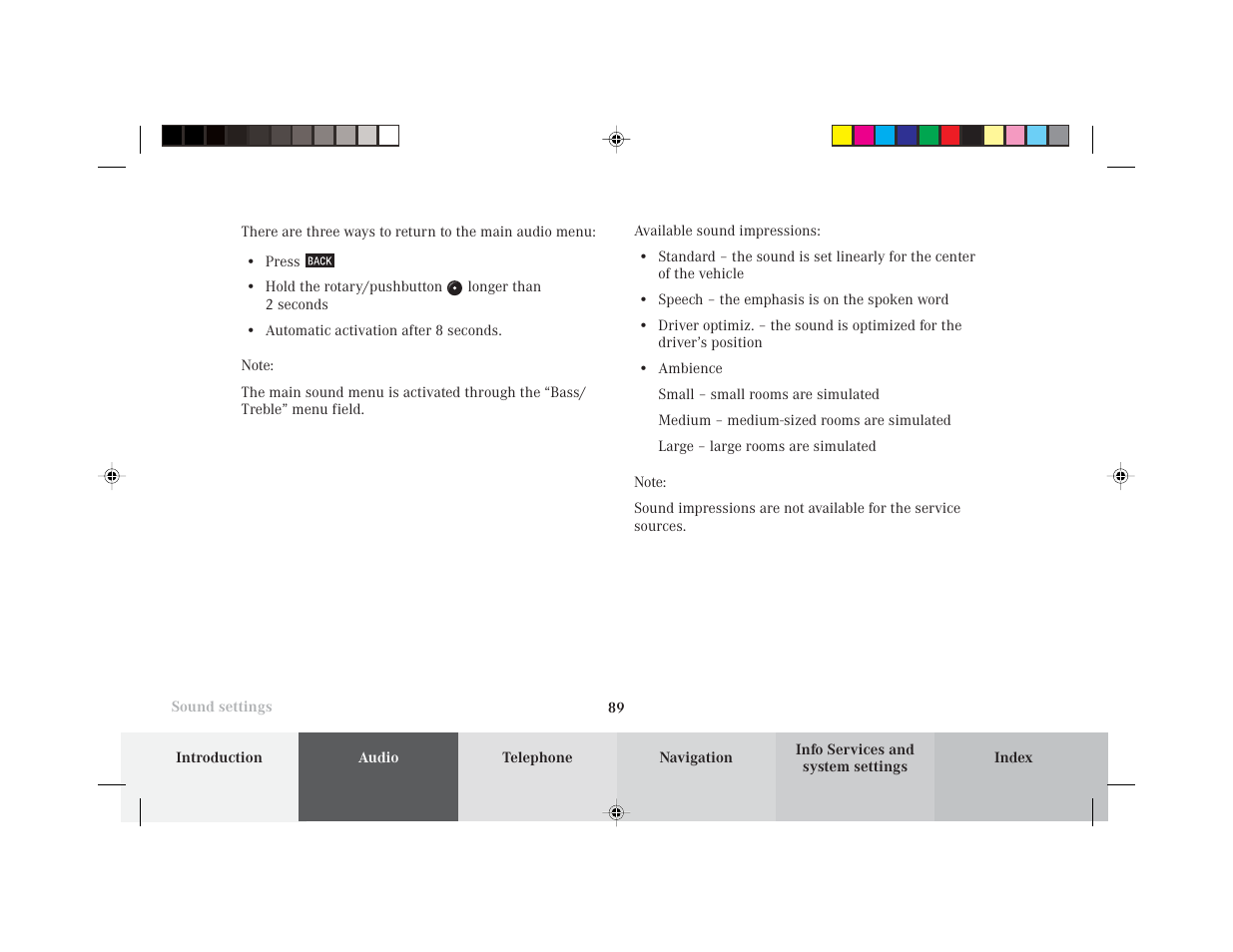 Mercedes-Benz S-Class 2002 COMAND Manual User Manual | Page 91 / 251