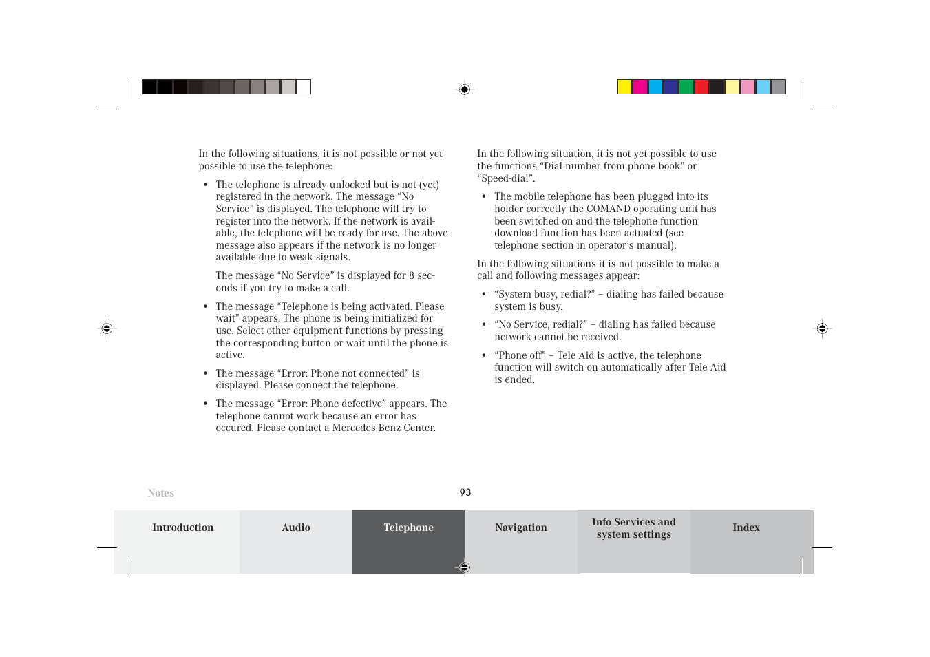 Mercedes-Benz S-Class 2002 COMAND Manual User Manual | Page 95 / 251