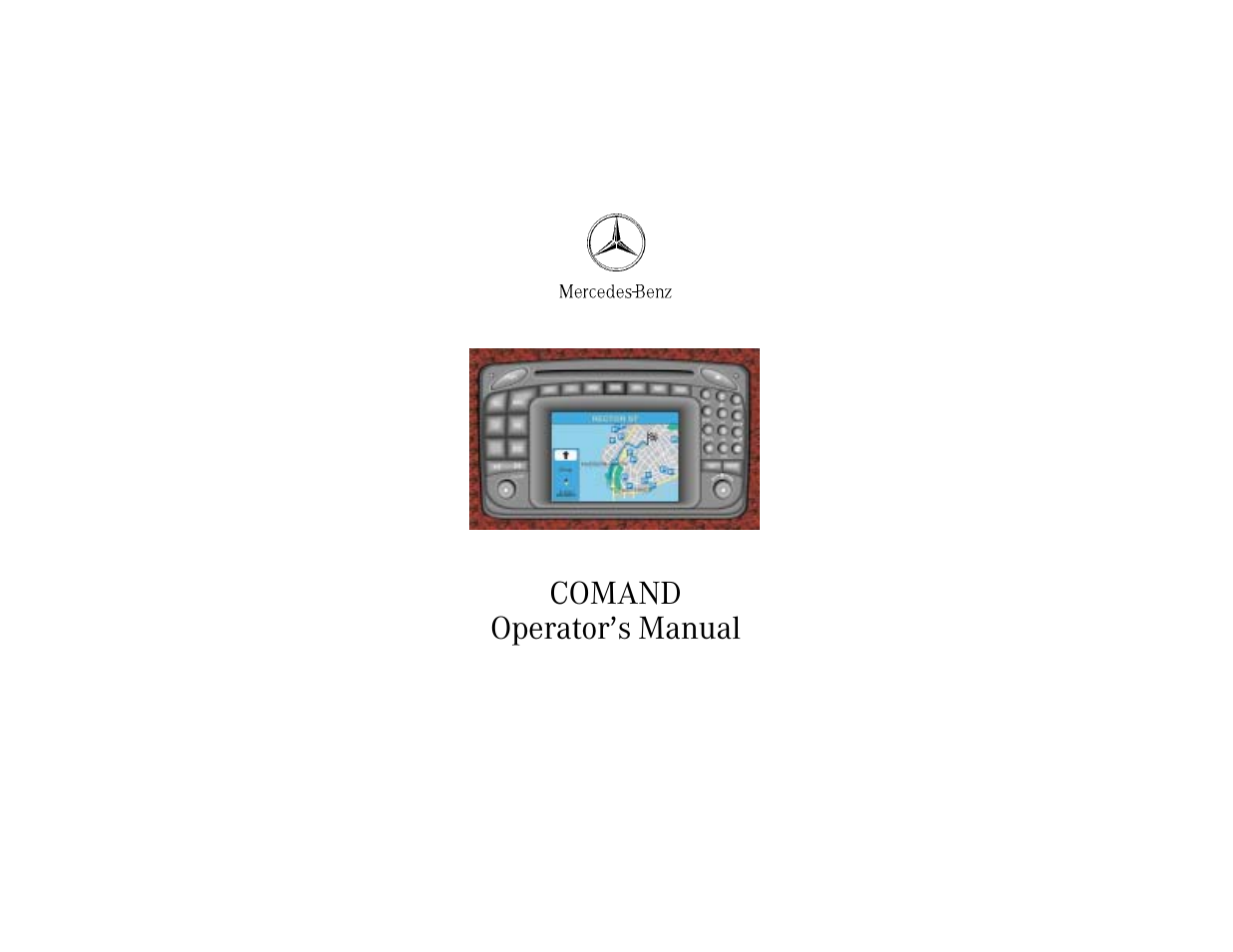 Mercedes-Benz C-Class 2001 COMAND Manual User Manual | 231 pages