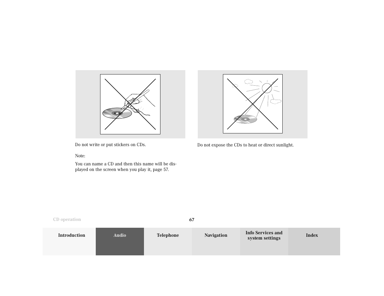 Mercedes-Benz C-Class 2001 COMAND Manual User Manual | Page 69 / 231