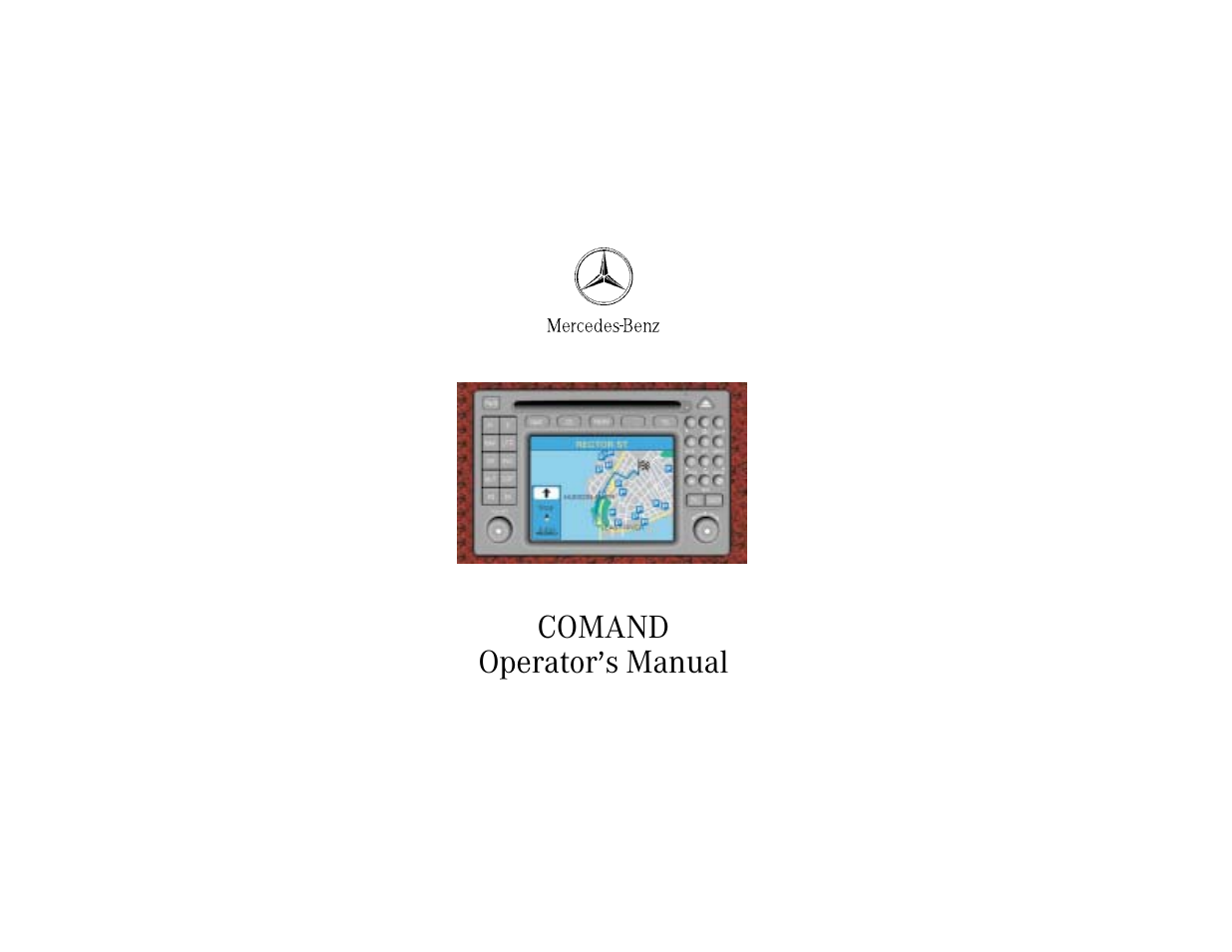 Mercedes-Benz E-Wagon 2001 COMAND Manual User Manual | 231 pages