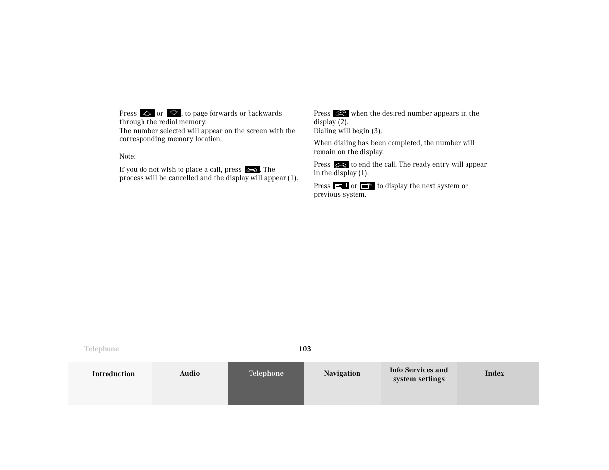 Mercedes-Benz E-Wagon 2001 COMAND Manual User Manual | Page 105 / 231