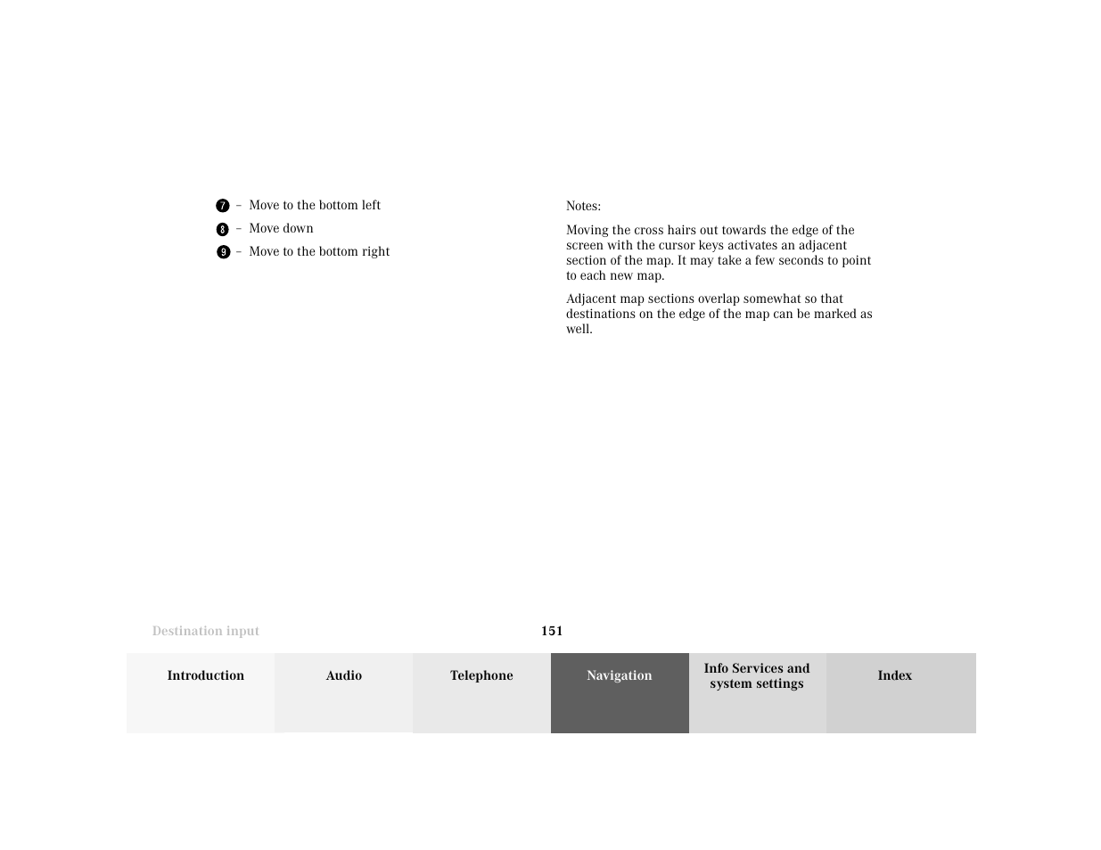 Mercedes-Benz E-Wagon 2001 COMAND Manual User Manual | Page 153 / 231